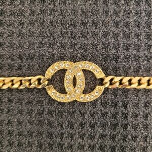 Faux Gold and CZ Bracelet